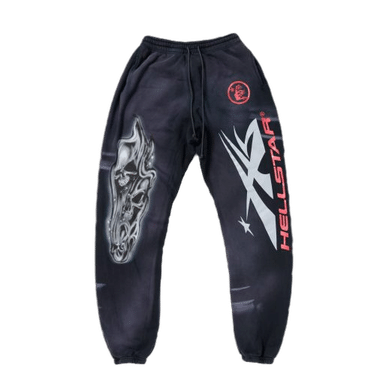 Hellstar Airbrushed Skull Sweatpants