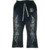 Hellstar Flame Flare Sweatpants Black