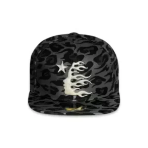 Hellstar Cheetah Print Black Hat