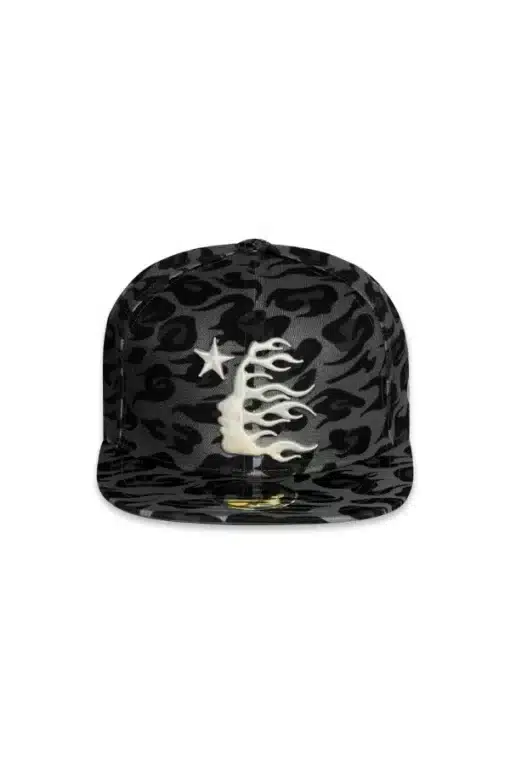 Hellstar Cheetah Print Black Hat