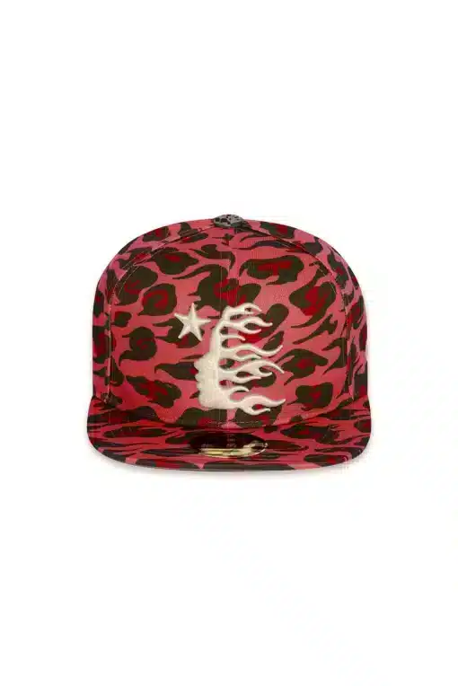 Hellstar Fitted Cheetah Print Hat