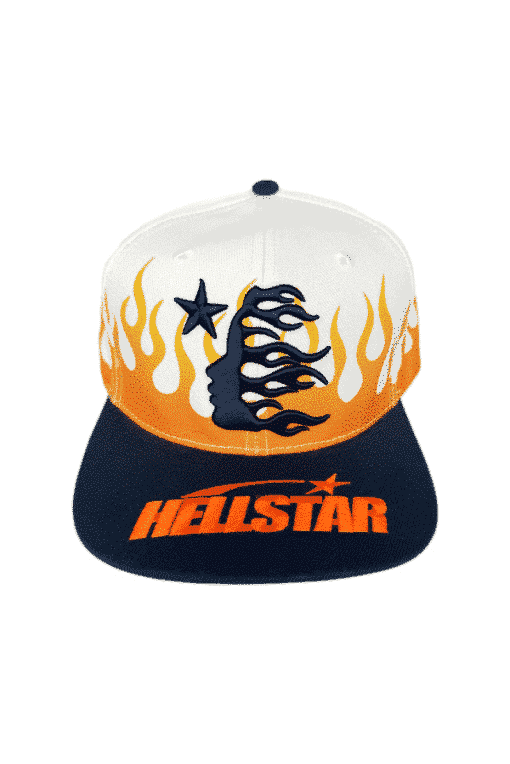 Hellstar Cream Navy Hat