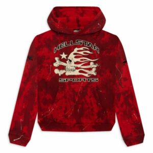 hellstar sport hoodie red