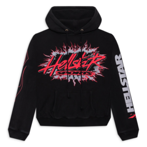 black and red hellstar hoodie