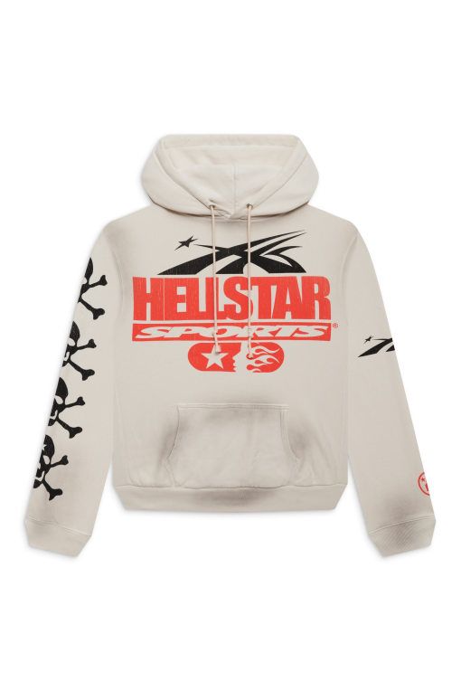 Hellstar If You Dont Like Us Beat Us Hoodie Grey