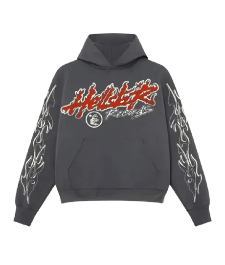 Hellstar Records Hoodie Studio Black
