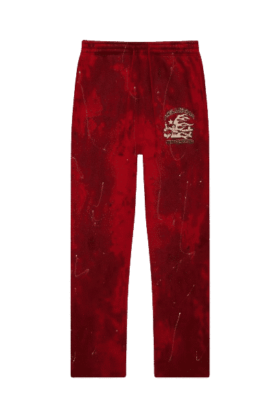 Hellstar Red Tye-Dye Sweatpants