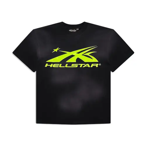 Black Hellstar Sports Core Logo T Shirt