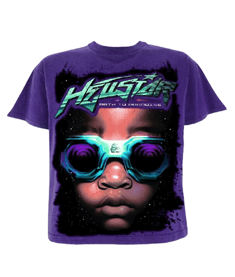 Hellstar Goggles Purple Shirt