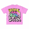 Hellstar Graphic Pink T-Shirt