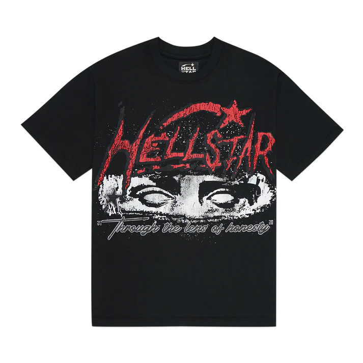 Hellstar Real Eyes Realize Graphic T-Shirt Black