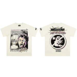 Hellstar Brainwashed Breaking News Graphic T-Shirt