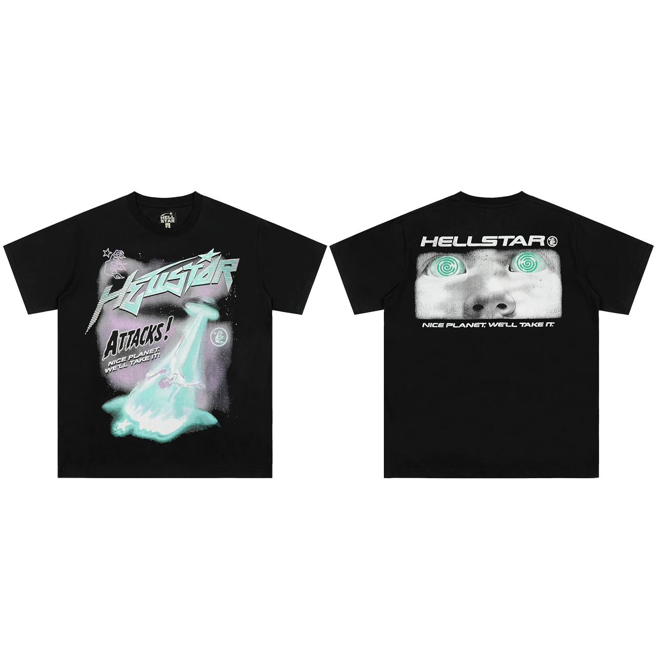 Hellstar Alien Attacks Graphic T-Shirt