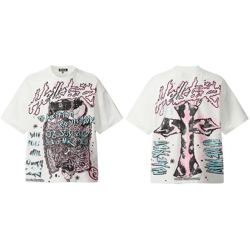 Hellstar Twin Faces Graphic T-Shirt