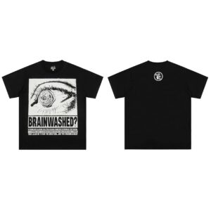 Hellstar Brainwashed Eye Graphic T-Shirt Black