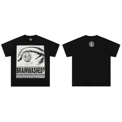 Hellstar Brainwashed Eye Graphic T-Shirt Black