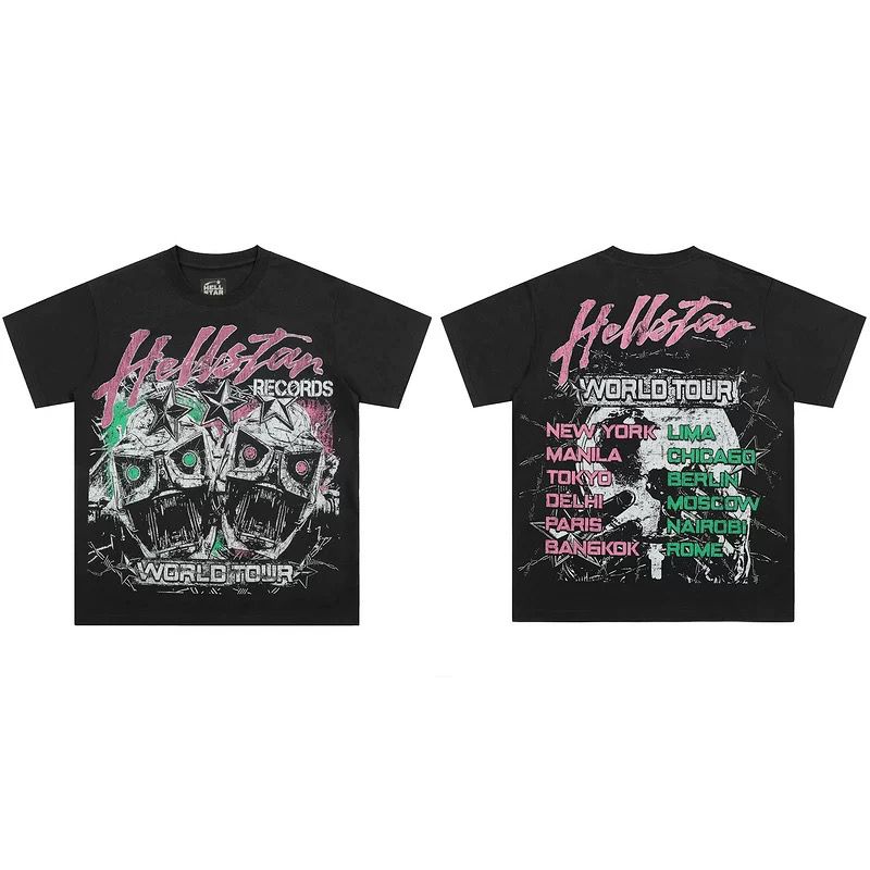 Hellstar Records World Tour Graphic T-Shirt