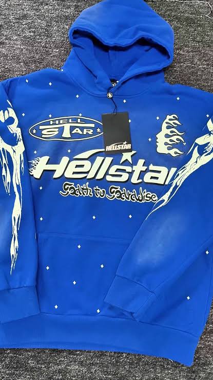 blue hellstar hoodies