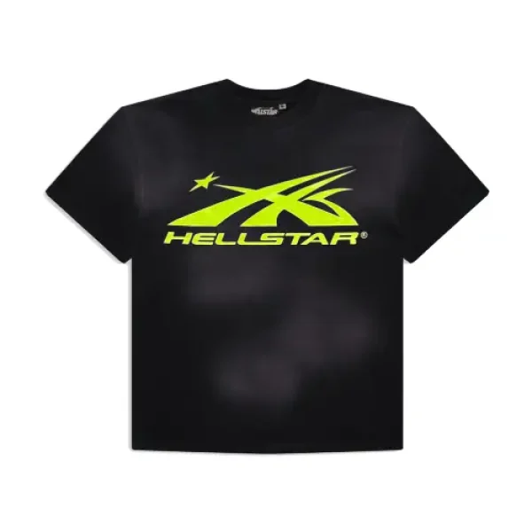 Black Hellstar Sports Core Logo T Shirt