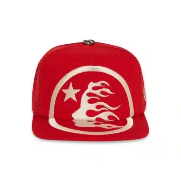 Red Hellstar Big Logo Hat