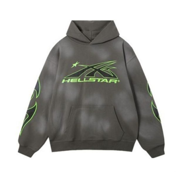 Hellstar Airbrushed Skull Hoodie