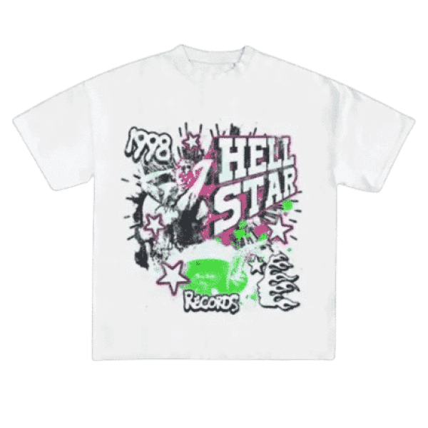 Hellstar 1998 Records T-Shirt White