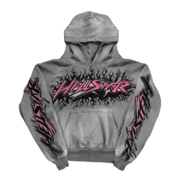Grey Hellstar Hoodie