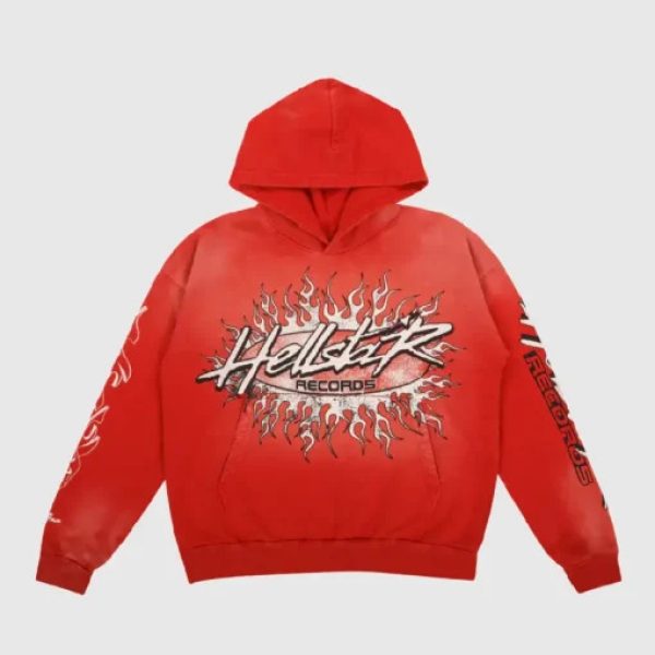red hellstar hoodie​
